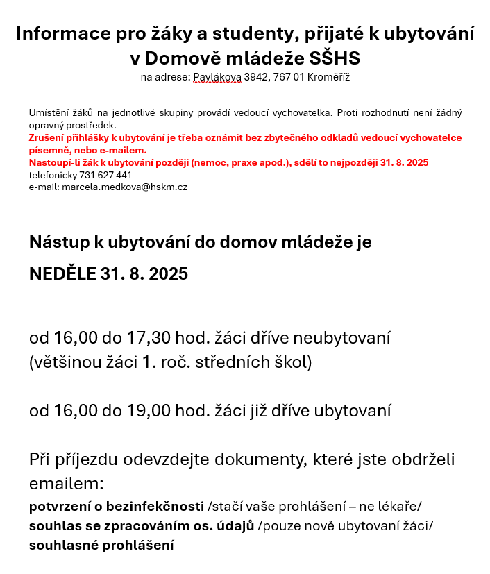 dm info 2025